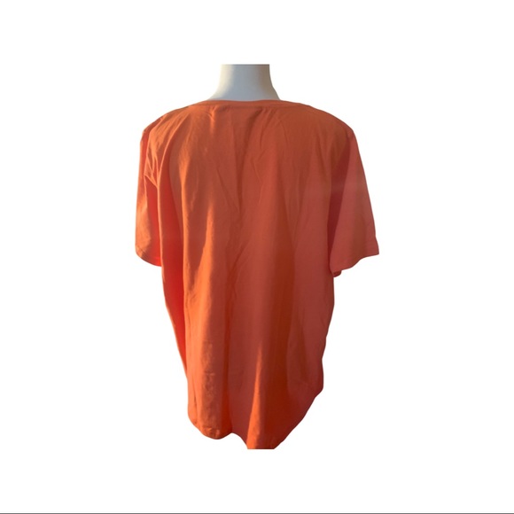 NWT AVENUE ORANGE SHORT TSHIRT SZ 22/24 - Picture 2 of 3